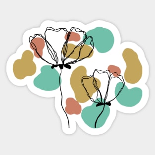 Boho Flower Sticker